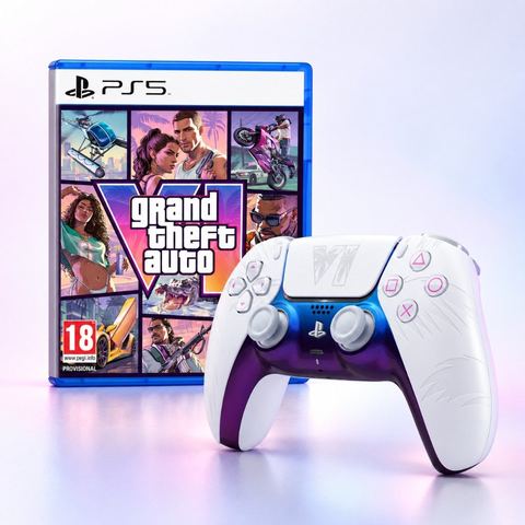 Grand Theft Auto VI PS5 Pack — Game + White DualSense