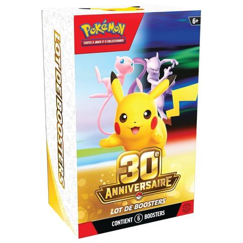 Pokémon 30e anniversaire — Pack 6 boosters (FR)