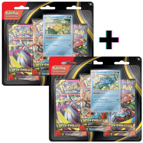 Pokémon TCG Pack de 3 Blister — Mega Evolution (ME01)