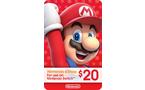 Carte cadeau Nintendo eShop $20