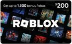 Carte cadeau Roblox $200 Digital (Includes Bonus Virtual Item)