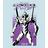T-shirt Neon Genesis Evangelion Eva Unit-01 unisexe Cotton Short Sleeve