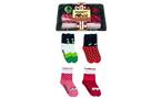 Chaussettes Sanrio: Hello Kitty and Friends Sushi Gift Box Womens Crew Pack de 4